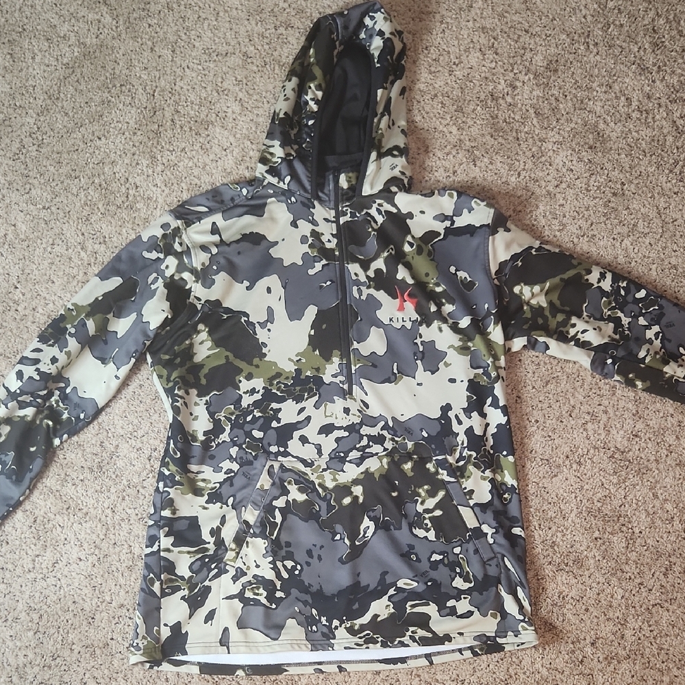 Kryptek Men's Camo Hoodie - Black, Green, Gray